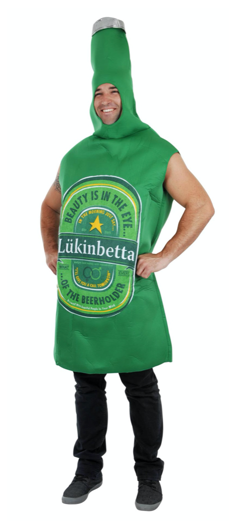 Tomfoolery Beer Bottle Costume