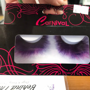 Carnival Purple Feather Lashes