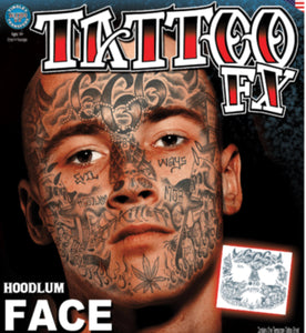 Tinsley Transfer Hoodlum Face Tattoos