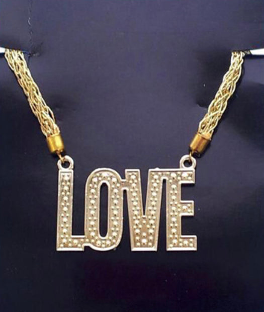 Carnival Gold Love Necklace