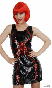 Tomfoolery Deluxe Spider Sequin Dress