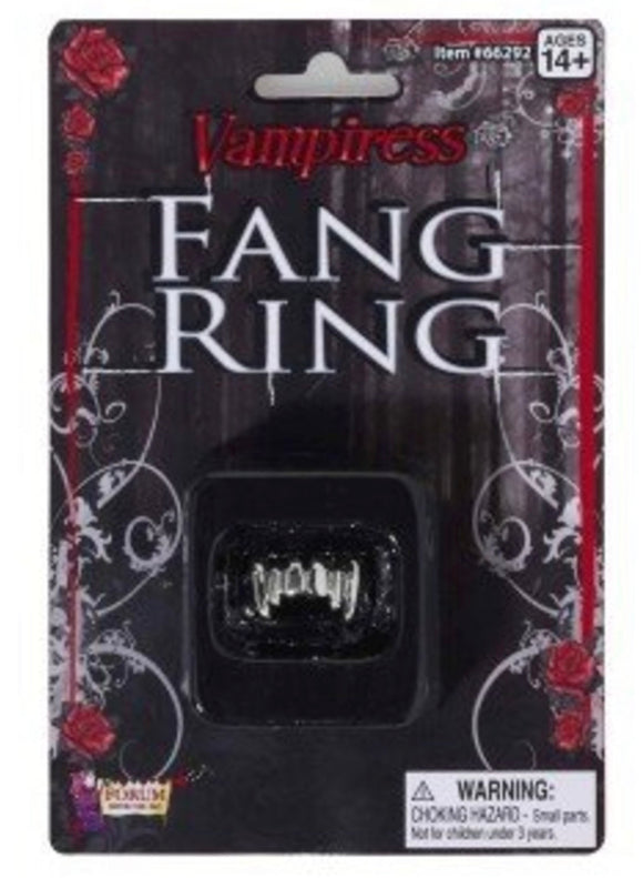 Vampire Fangs Ring