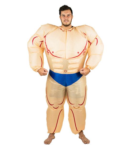 Bodysocks Adult Inflatable Muscle Man Costume