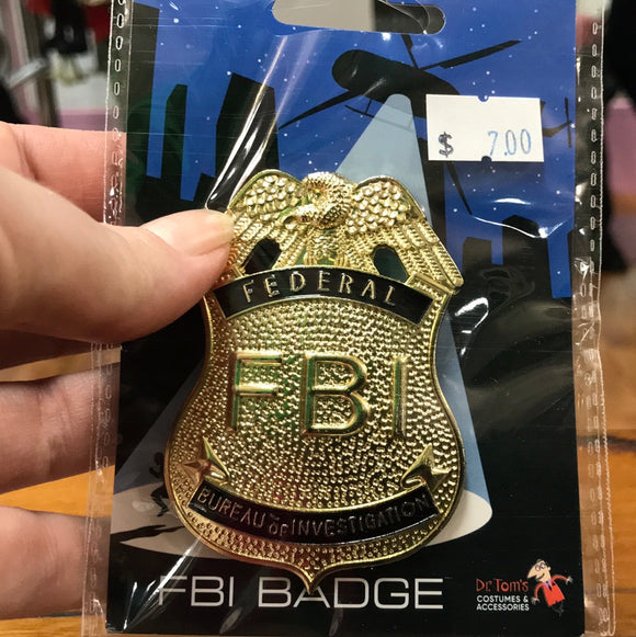 Tomfoolery FBI Badge