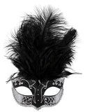 Tomfoolery Carmela Feather Eye Mask