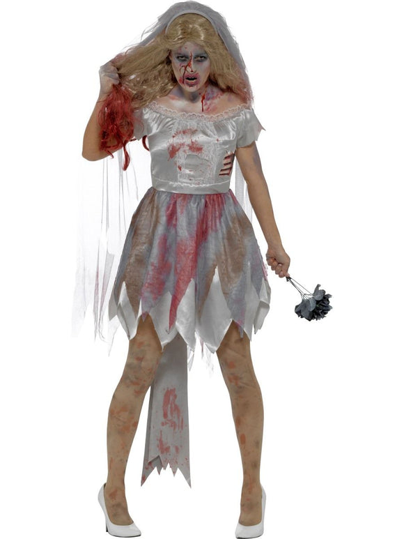 Smiffys Deluxe Zombie Bride Costume