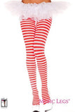 Music Legs Striped Tights Coloured