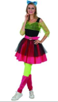 Interalia 80's Girl Costume