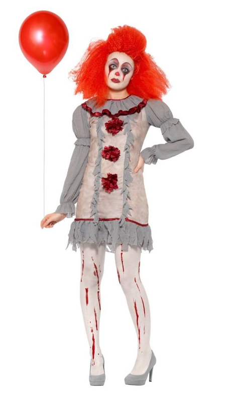 Vintage Clown Lady Costume