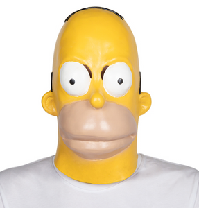 Carnival cartoon simpson latex mask