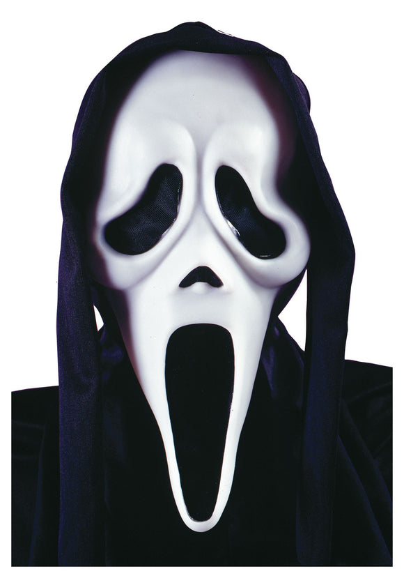 HappyTimes - Mask Scream with Shroud PVC Face